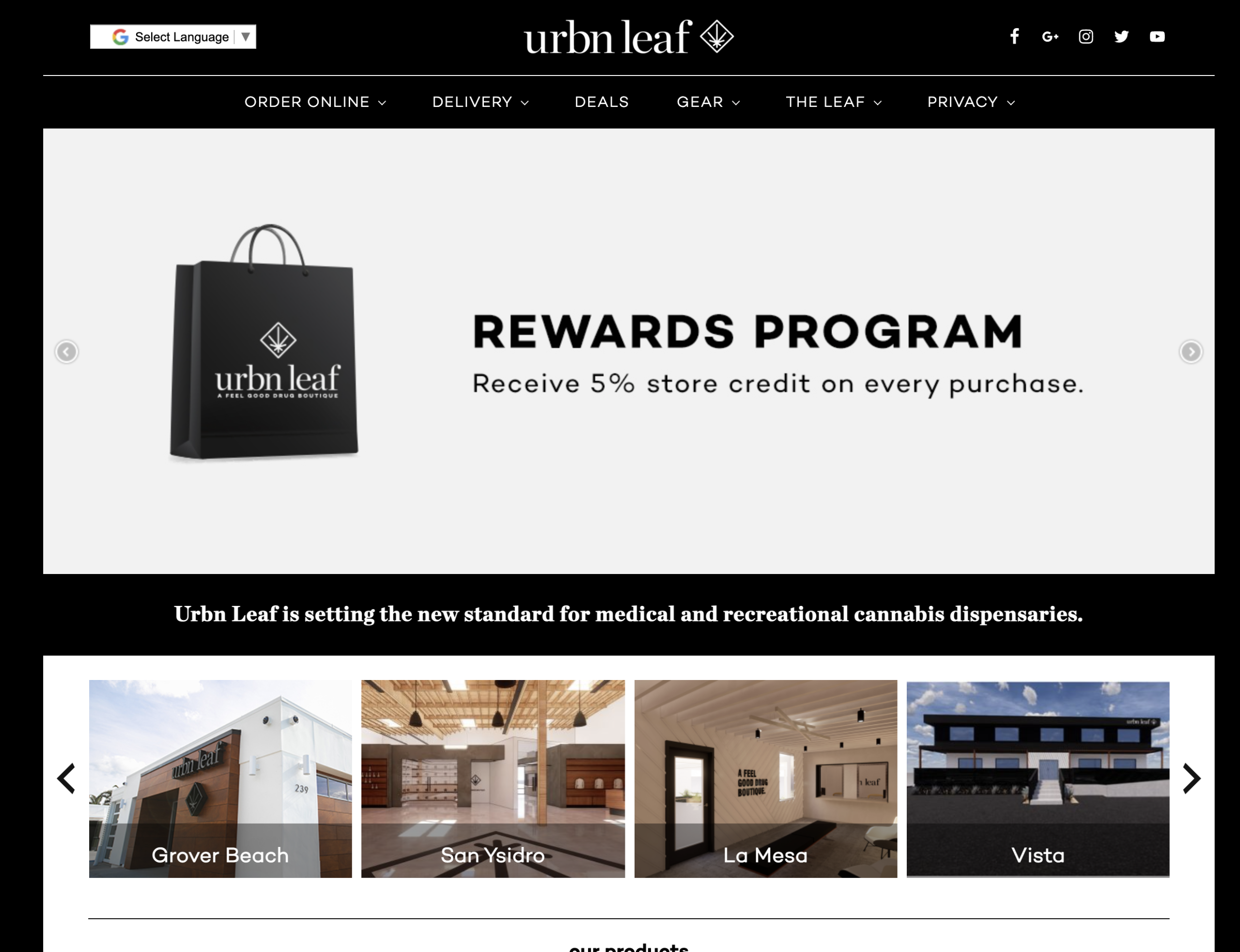 Urbn Leaf Website