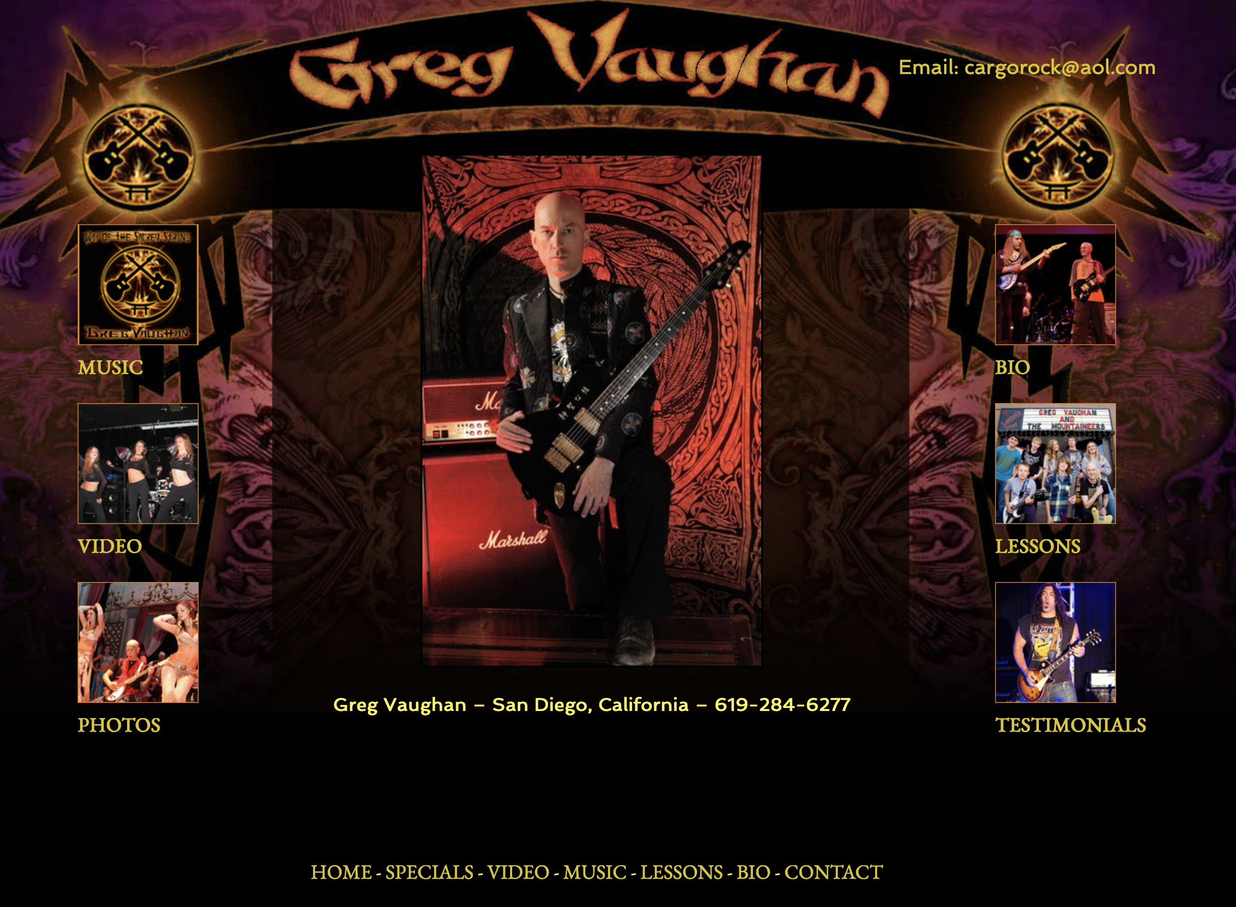 greg vaughan guitar teacher